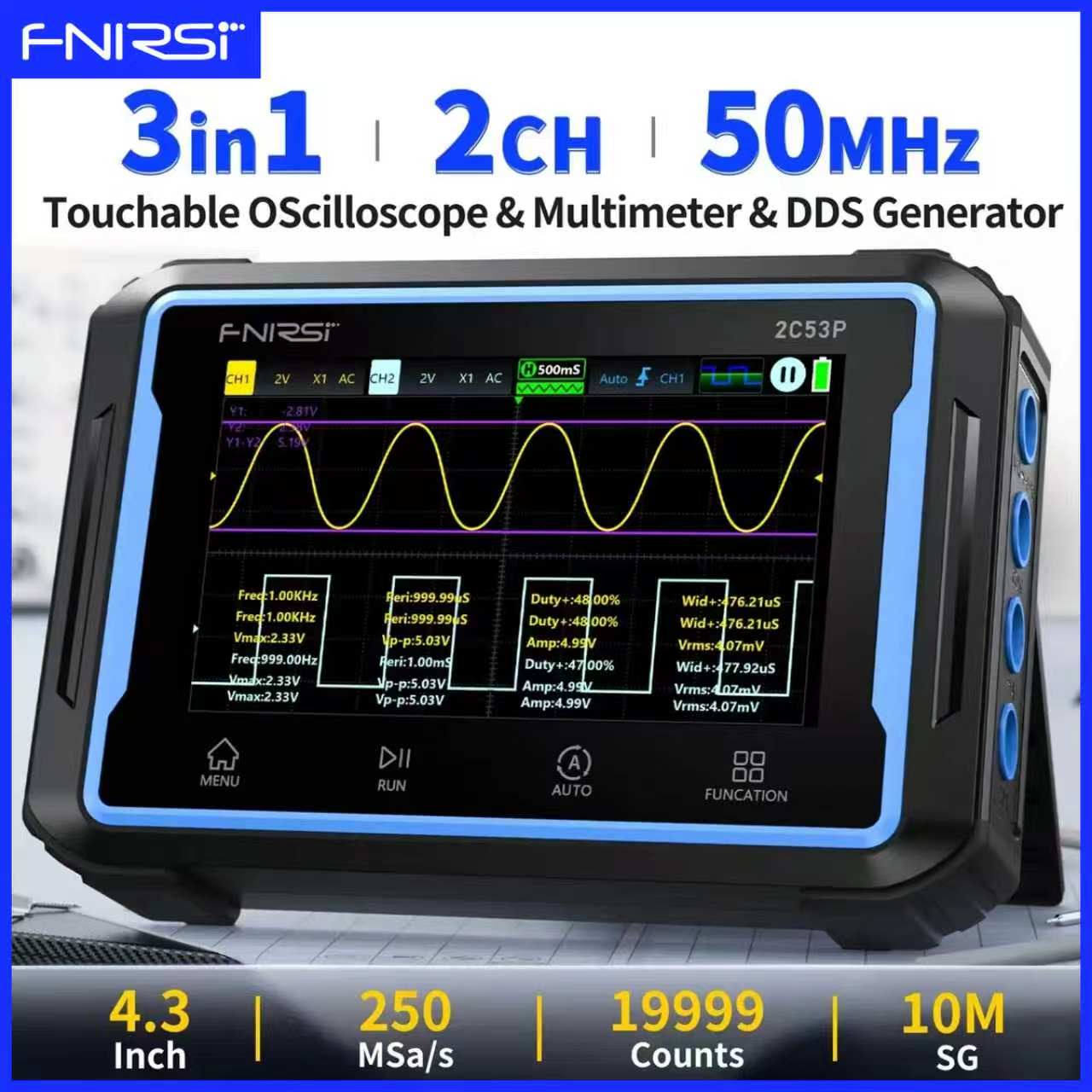 Oscyloskop cyfrowy z ekranem d – Signal Generator Spectrum Analyzer recenzja i cena