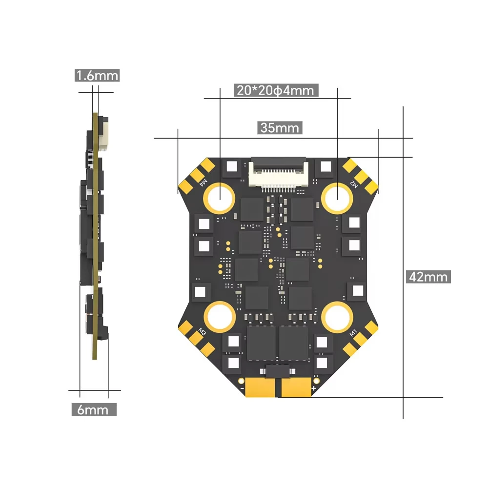 iFlight Borg Mini F7 – kontrol – Fpv Flight Controller F7 Stack 60A recenzja i cena