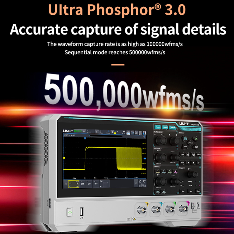 Oscyloskop UNI-T UPO1154HD UPO – Digital Storage Oscilloscope 100Mhz recenzja i cena