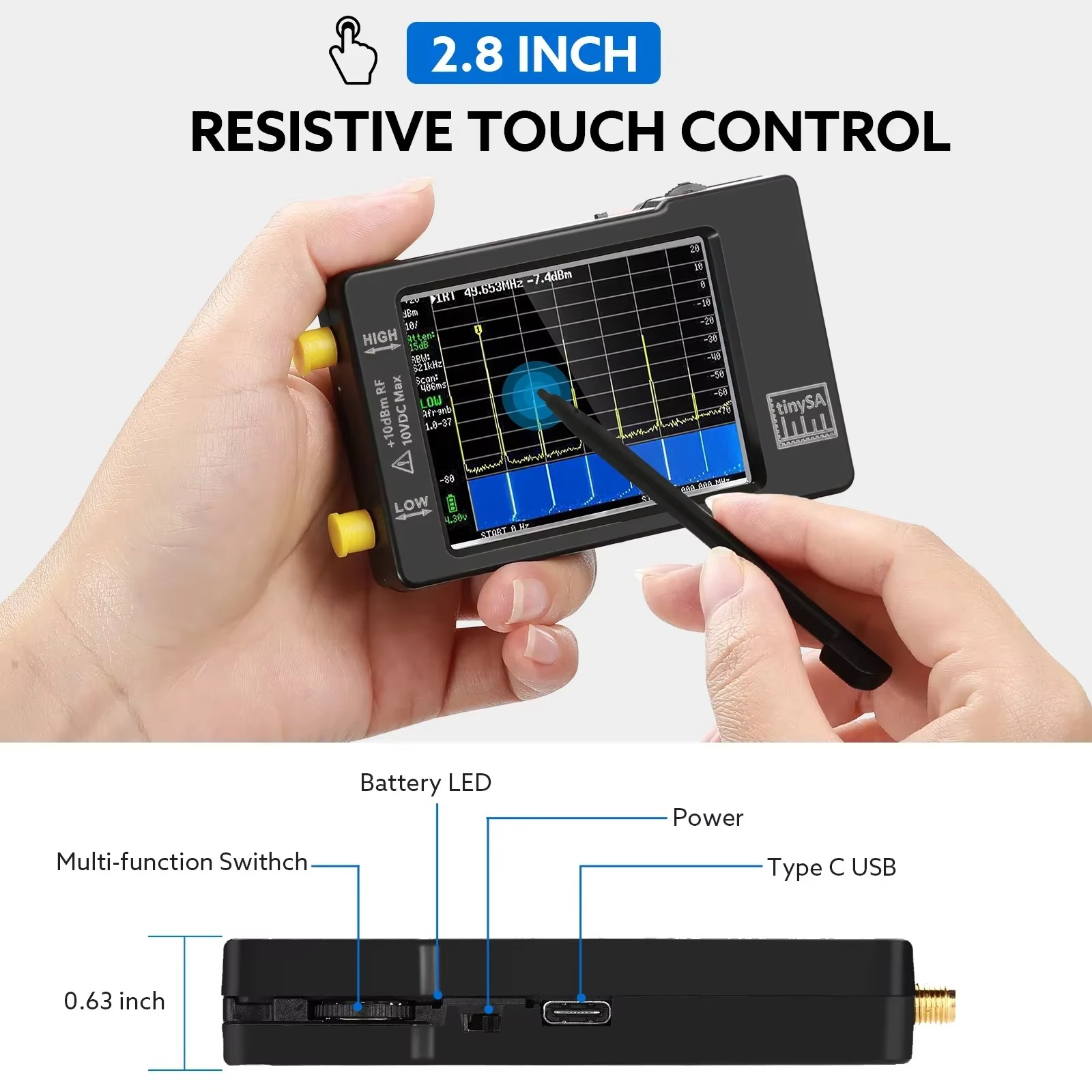 Ulepszony mały analizator widm – Signal Generator Spectrum Analyzer recenzja i cena